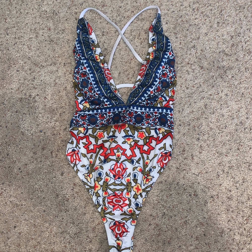 Cheeky one piece swimsuit